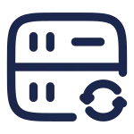 Server Square Update SVG Icon